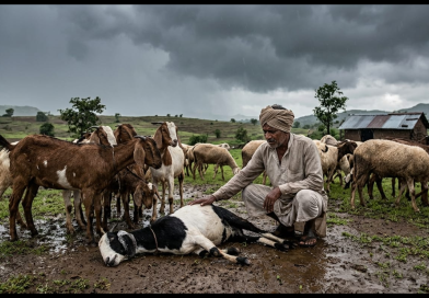 ⚡ खेड बुद्रुकमध्ये विजेच्या कडकडाटात शेळीचा मृत्यू ⚡ खेड बुद्रुकमध्ये विजेच्या कडकडाटात शेळीचा मृत्यू